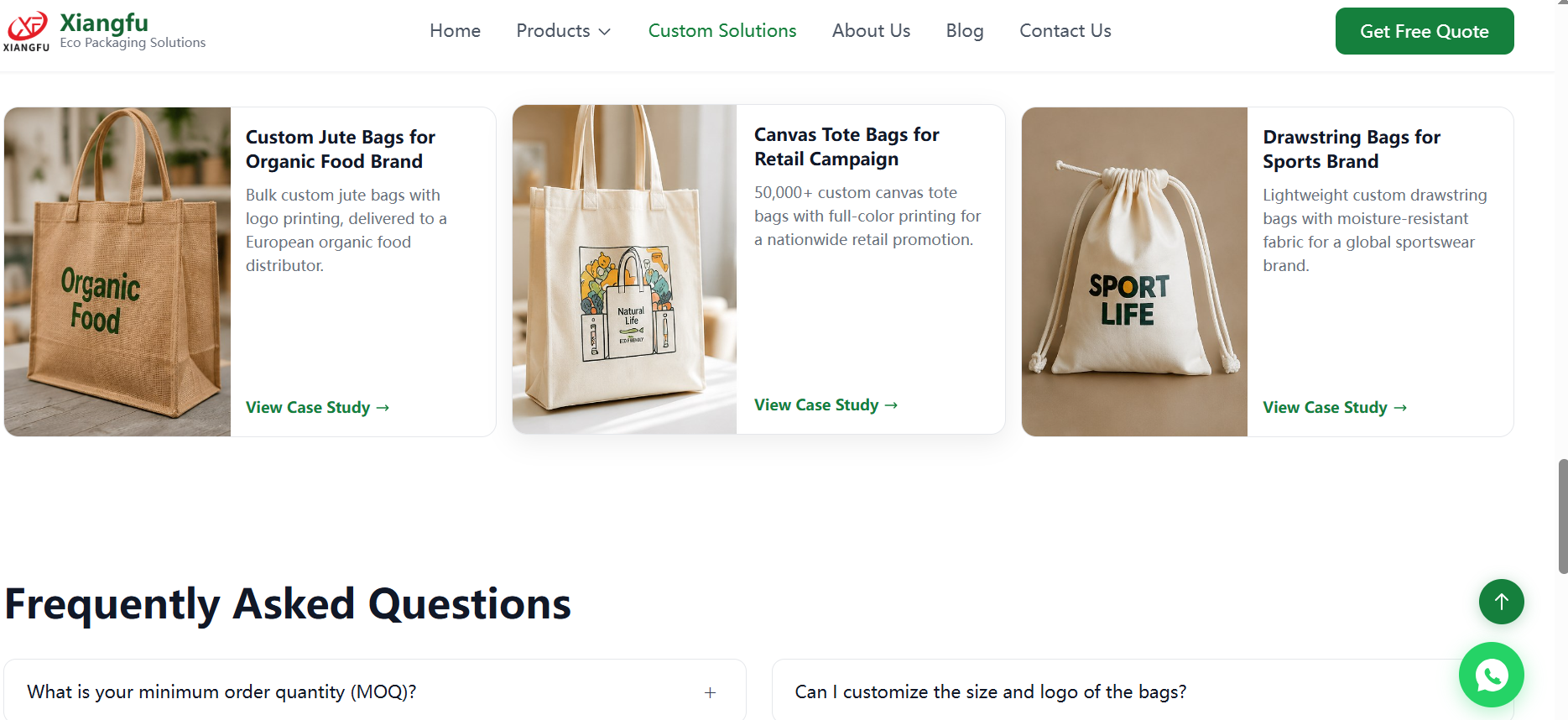 Xianfufu Eco Packaging Solutions – custom eco-friendly bags manufacturer